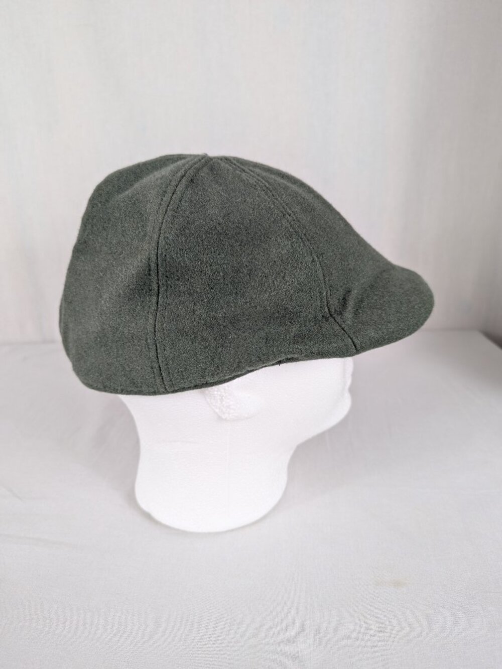 Boston Scally Company Gray Hat 6-Panel Newsboy Cap Wool Blend Shamrock Mens XL - Picture 4 of 8